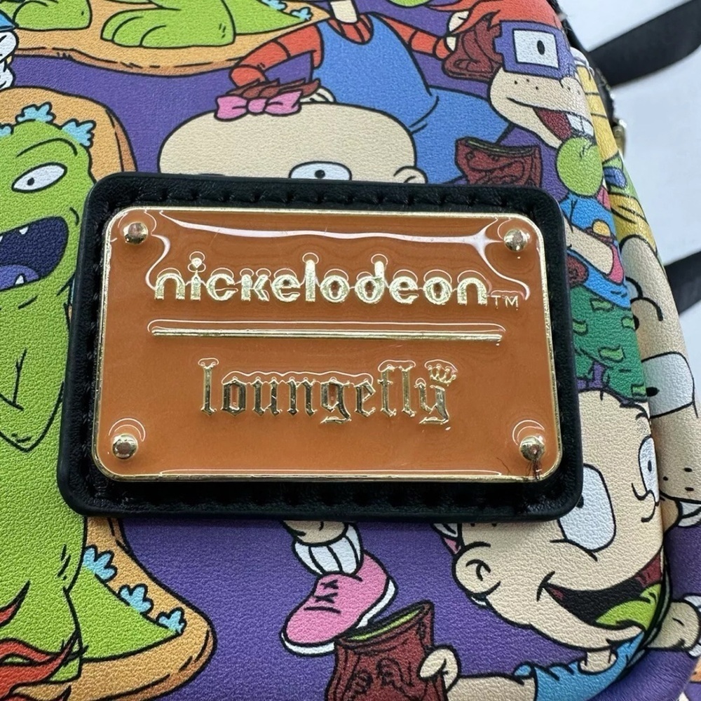 Nickelodeon LOUNGEFLY RUGRATS Mini Backpack Mint Condition - Picture 5 of 7